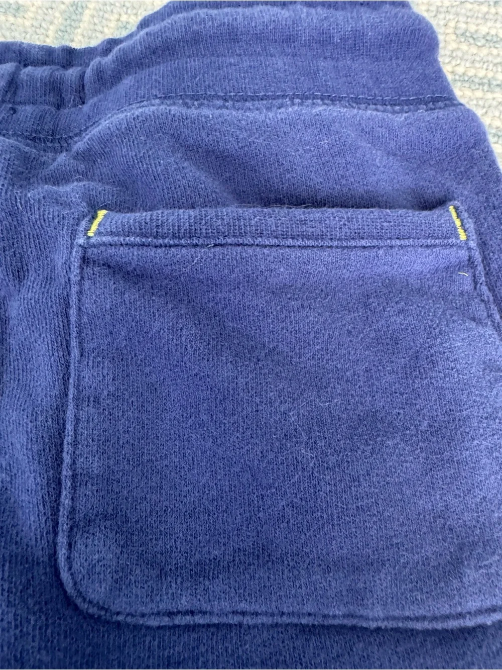 Mini Boden Kids Navy Blue Knit Pull-On Sweat Pants